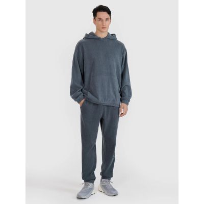 4. Men's sweatshirt with hood, open, 4F 4FRSS25TSWSM2181-22S