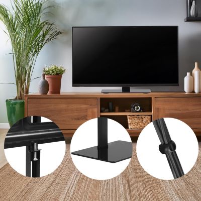 7. MACLEAN UNIVERSAL TV STAND FOR TV CABINET, MAX. 40KG, MAX. VESA 600X400, FOR TV 32-75" MC-386