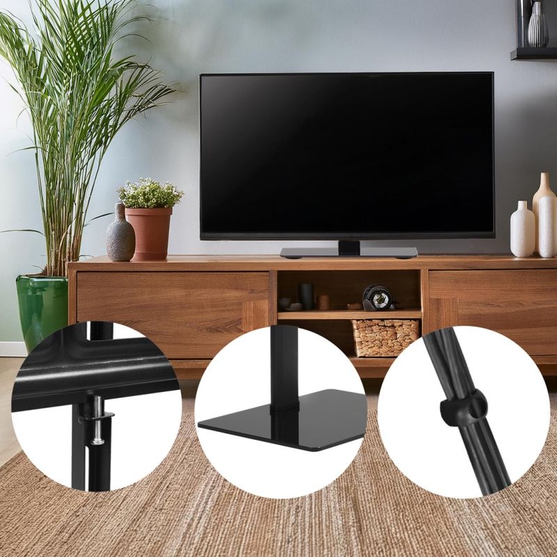 7. MACLEAN UNIVERSAL TV STAND FOR TV CABINET, MAX. 40KG, MAX. VESA 600X400, FOR TV 32-75" MC-386