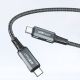 7. Acefast 2in1 charger GaN 65W USB Type C / USB, adapter HDMI adapter 4K 60Hz (set with cable) black (A17 black)