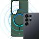 14. 3mk Smoke MagCase for Samsung Galaxy S25 Ultra - Green-Translucent