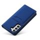 4. Magnet Card Case Case for Samsung Galaxy S22 + (S22 Plus) Pouch Wallet Card Holder Blue