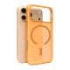 Puro Daylight Magsafe Compatible Silicone Case for iPhone 17 Pro - Translucent Orange