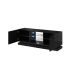 2. TV cabinet QIU 160 MDF gloss black/gloss black