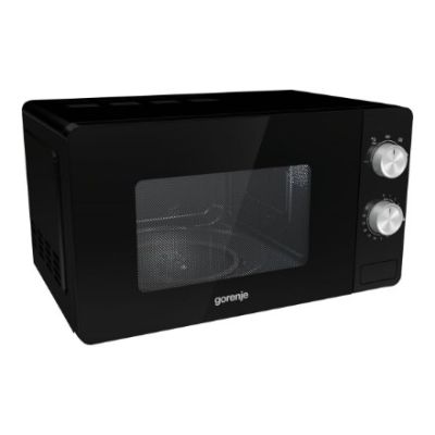 6. Gorenje MO20E1B Freestanding Microwave Oven, 20 L, 800 W, Black