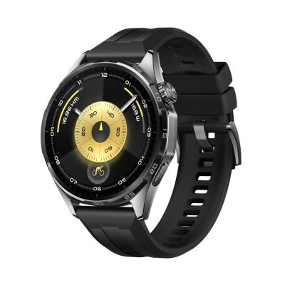 2. Huawei WATCH GT 6 46mm Smart Watch with GPS and AMOLED, Waterproof, Black