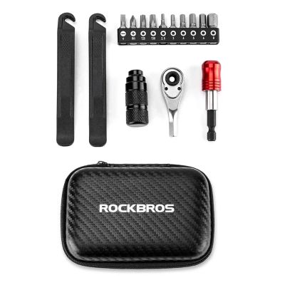 13. Rockbros 43210049001 bicycle repair kit - black