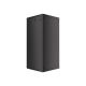 13. Lanberg WF01-6627-10B single-section cabinet (27U; 1300mm / 600mm / 600 mm; wall-mounted; Glass; 19''; black)