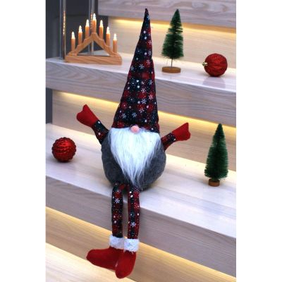 15. DECORATIVE ELMON 30+20CM GREEN RED TREAD