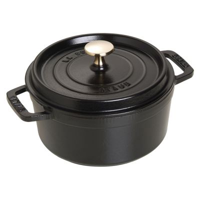 STAUB 40509-485-0 round cast iron pot - black 1.7 ltr