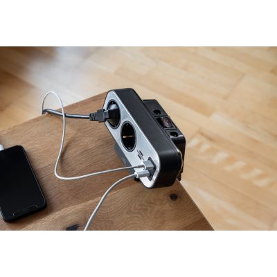 8. Brennenstuhl Estilo Duplex Power Strip with Surge Protection, 1x USB C, 9x Sockets