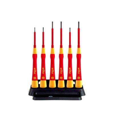 Picofinish® electric precision screwdriver set, flat, Phillips