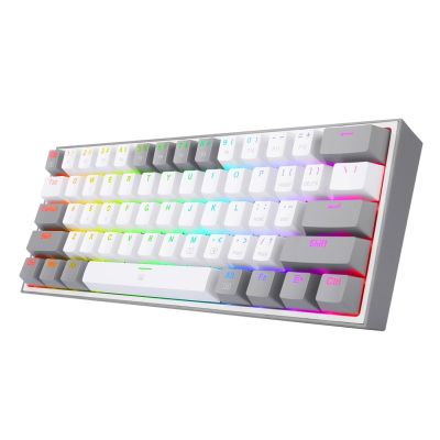 3. REDRAGON K617-RGB Fizz RGB White/Grey USB Keyboard Gray, White