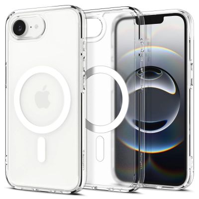 Spigen Ultra Hybrid MagSafe Case for iPhone 16e / 17e - White, Translucent