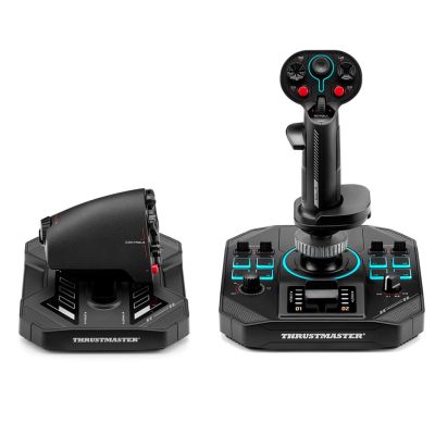 7. Thrustmaster Sol-R 4 HOTAS Black USB Joystick + Motor Control Lever Analog/Digital PC