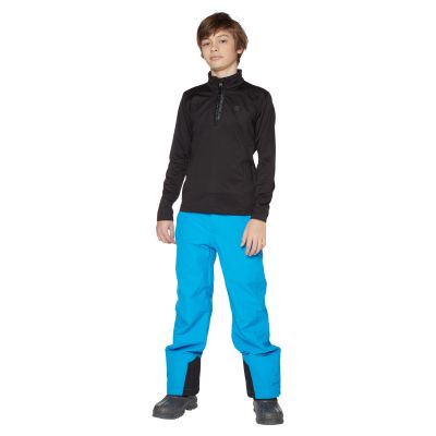 7. Protest Willowy Jr. Kids' Zip-Up Turtleneck Sweatshirt, Quick-Drying, Black (P3810300/290)