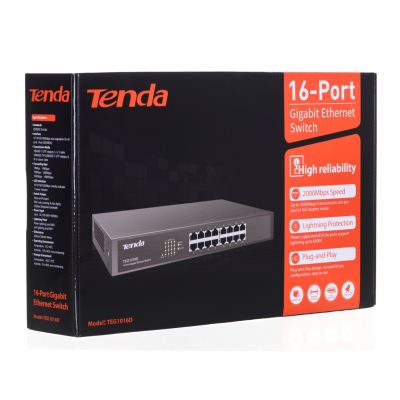 5. Tenda TEG1016D Switch (16x 10/100/1000 Mbps)