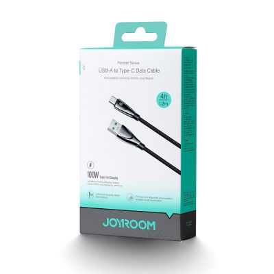 5. Joyroom Pioneer Series SA31-AC6 USB-A / USB-C Cable 100W 1.2m - Black