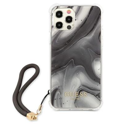 3. Guess GUHCP12LKSMAGR iPhone 12 Pro Max 6.7" grey/grey hardcase Marble Collection