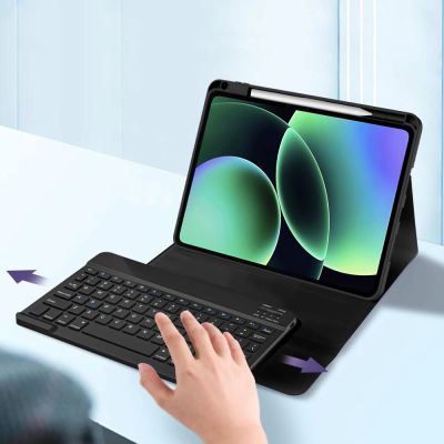 7. Tech-Protect SC Pen + Keyboard Case for Xiaomi Pad 11.2" 7 / 7 Pro / 8 / 8 Pro - Black