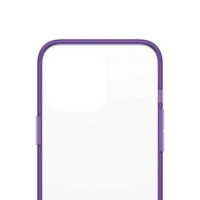 3. PanzerGlass ClearCase antibacterial Military Grade certified case for iPhone 13 Pro - transparent purple