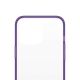 3. PanzerGlass ClearCase antibacterial Military Grade certified case for iPhone 13 Pro - transparent purple