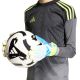 7. adidas Predator Training Kids' Goalkeeper Gloves White, Yellow, and Blue KA7793
