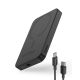 3. Baseus mini power bank 5000mAh 20W + USB-C cable (20V/3A) - black