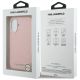 8. Karl Lagerfeld FW Stamped Karl MagSafe iPhone 16 Case - Pink