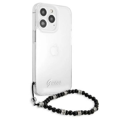 4. Guess GUHCP13LKPSBK iPhone 13 Pro / 13 6.1" Transparent hard case Black Pearl