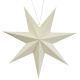 11. DECORATIVE HANGING PAPER STAR 60CM WHITE