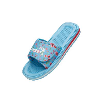 11. Kubota Velcro flaps multicolor floral blue K25SS-100-001-14-1