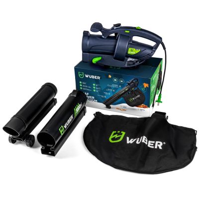 11. 3000W Electric Leaf Blower with 10:1 Shredder W43420 WUBER