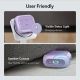 7. ESR Orbit Halolock MagSafe case for Apple AirPods 4 - purple