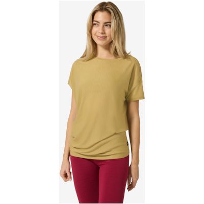 2. Women's SUPER.NATURAL W Yoga Loose Tee T-Shirt, yellow