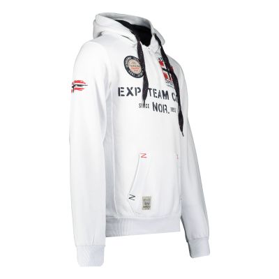 2. Geographical Norway GOPTAINE MEN 100 EO BS2 Men's Sweatshirt (WT1885H/GN-WHITE)