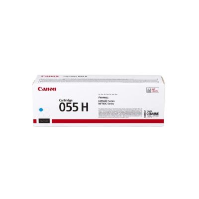 2. Canon 055H Toner Cartridge 1pc Original Cyan