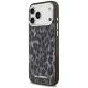 2. Karl Lagerfeld IML Leopard Pattern MagSafe Case for iPhone 17 Pro Max - Black