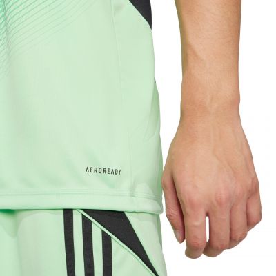 7. adidas Tiro 25 Competition Jersey Short Sleeve Men's Goalkeeper Jersey Green JI9716
