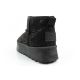 5. Lee Cooper women's winter snow boots, fashionable fur lined ankle boots, black