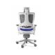 3. Wau 2 BL415 office chair, royalblue/white fabric
