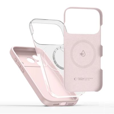 4. Tech-Protect Silicone MagSafe Case for iPhone 17 Pro Max - Pink