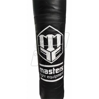3. Leather boxing bag 150/35 cm empty WWS-MASTERS black