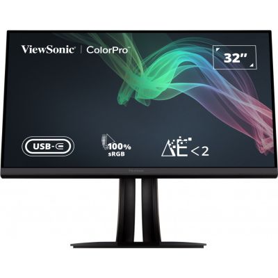 2. Viewsonic VP56 Computer Monitor 81.3 cm (32") 3840 x 2160 px 4K Ultra HD LED Black