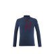 2. MILLET M Morpho Zip Ls Navy Blue T-shirt