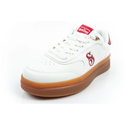 3. Skechers Courtside-Cali Dudez Men's White Snoop Dogg Athletic Shoes