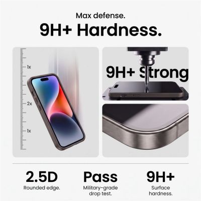 3. Tech-Protect Easy Set+ 2-Pack Tempered Glass for the Display and Tempered Glass for the Lens for iPhone 18 Pro Max