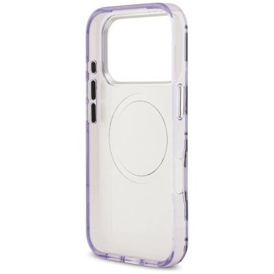 7. Karl Lagerfeld IML KL Monogram MagSafe Case for iPhone 17 Pro Max - Purple