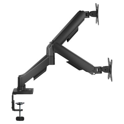 11. SAVIO DOUBLE DESK MOUNT FOR MONITORS 17"-32" 2X 2-9 KG ON SPRING UM-04