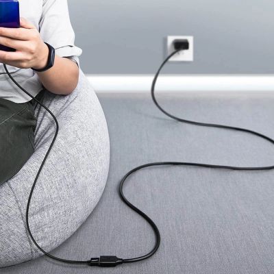 6. Ugreen USB-A (male) - USB-A (female) adapter extension cable USB 3.0 5Gb/s 0.5m black (US129)